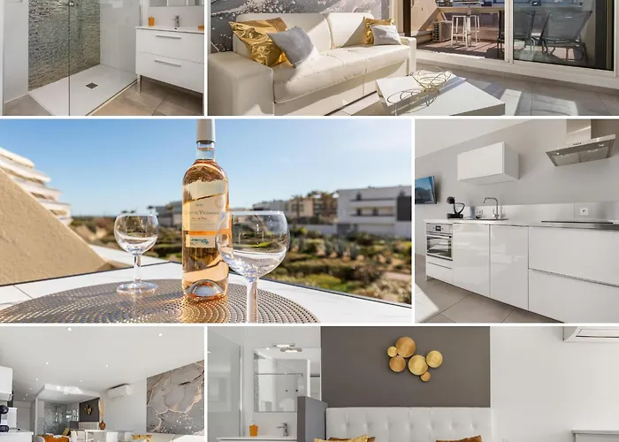 Imperial Luxe Heliopolis Terrasse Ensoleillee Parking A Pied - Village Naturiste Apartment *